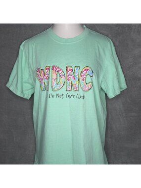 Comfort Colors Womens Graphic Tee Shirt Large Short Sleeve Fun Crew Neck